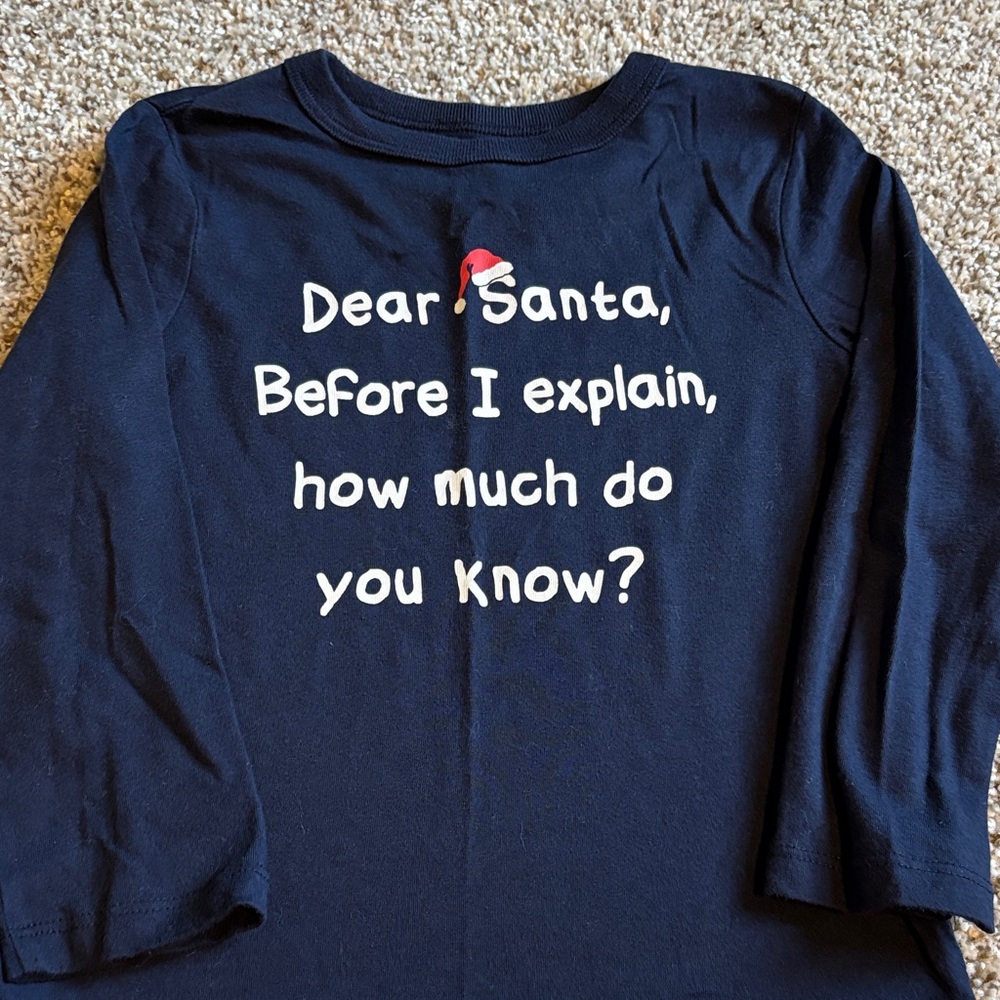 3T dear Santa shirt